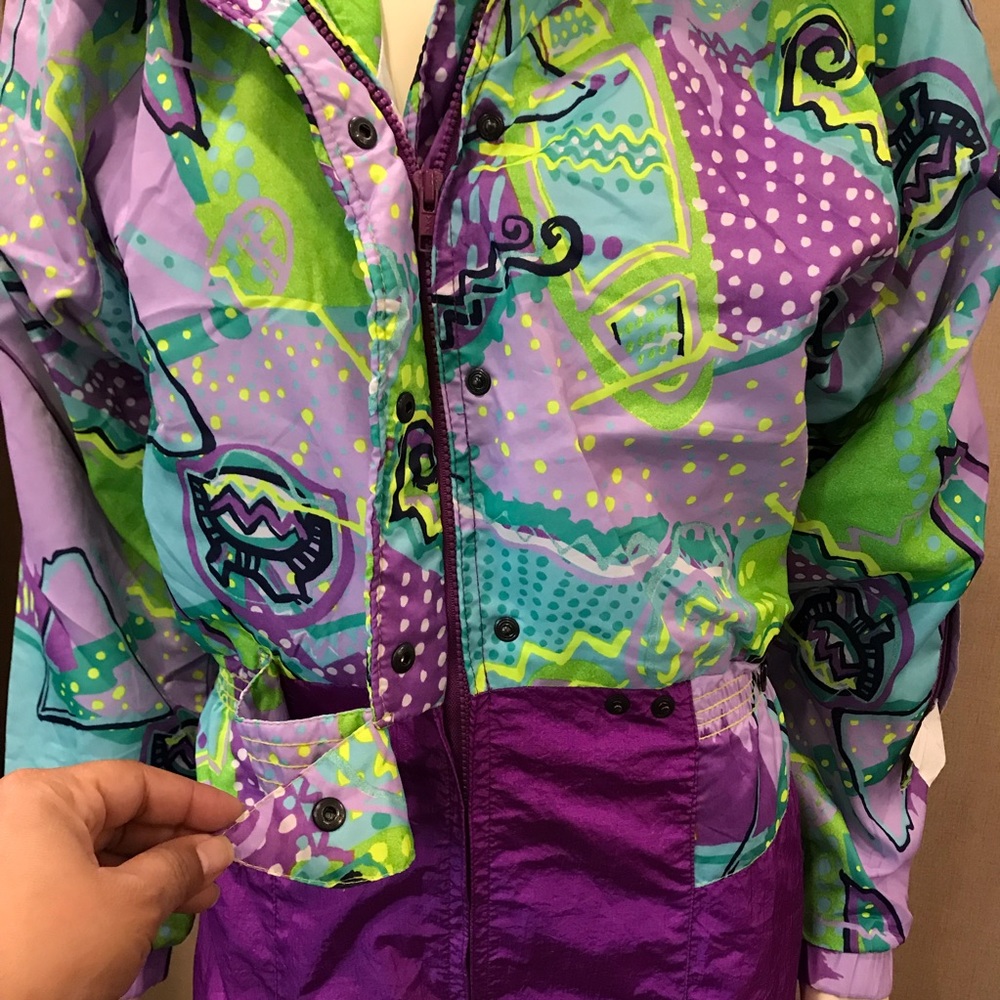 Roffe Ski Suit Vtg 80's Jumpsuit One-Piece Snow - Picture 7 of 8